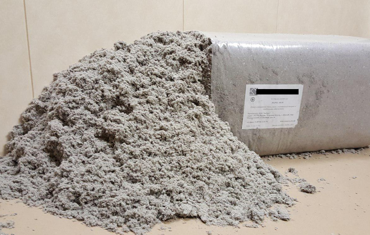 Эковата (Источник: https://ecovata-spb.ru/price/ekovata-prodazha/)