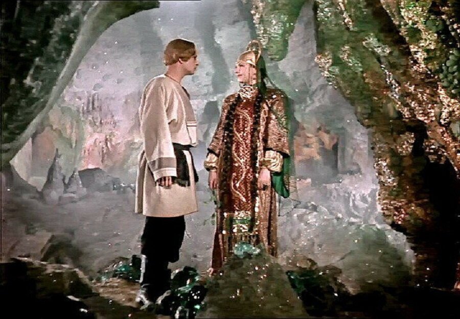 Данила-мастер в подземелье Хозяйки Медной Горы.