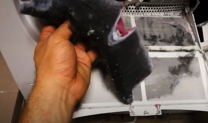 пыль от вещей после сушки