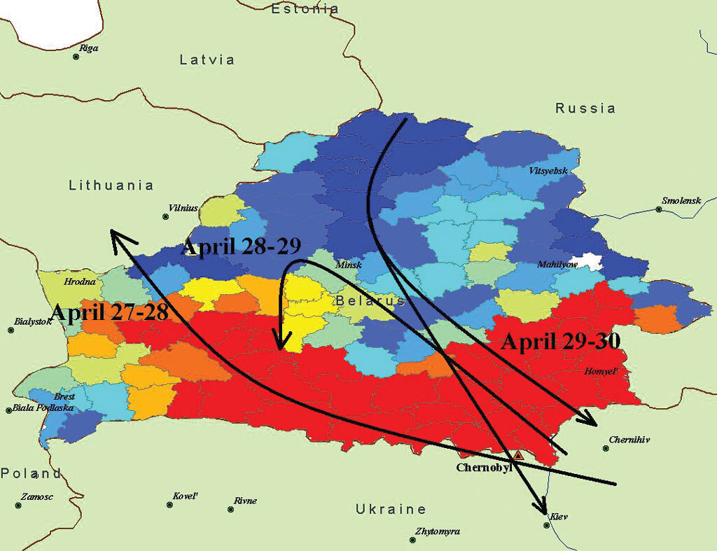 Карта 1986 года