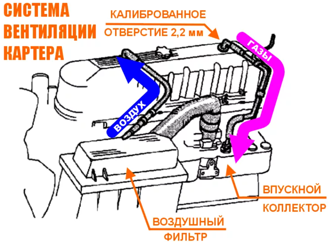 Картерные газы. Что это такое в двигателе? Система рециркуляции. Подробно + видео | Автоблог