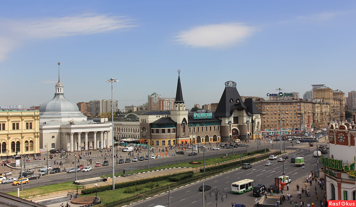 ярославский и ленинградский вокзал в москве