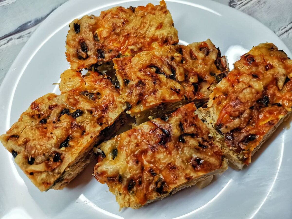 Овощная запеканка из цветной капусты и брокколи