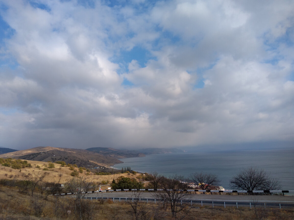 Дорога Алушта-Судак.