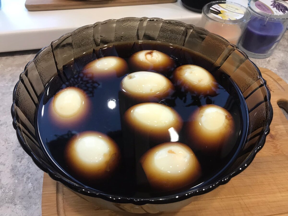 Маринованные яйца для Рамена