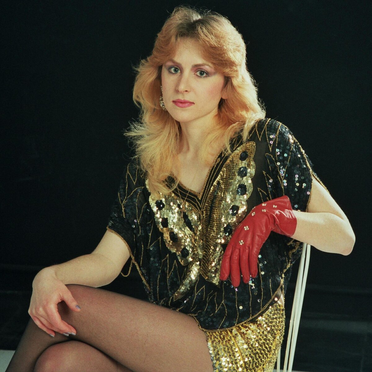 Алена Герасимова в начале 1990-х.