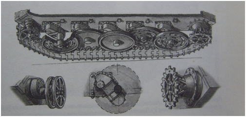 Схема устройства ходовой части всех машин Е серии. 