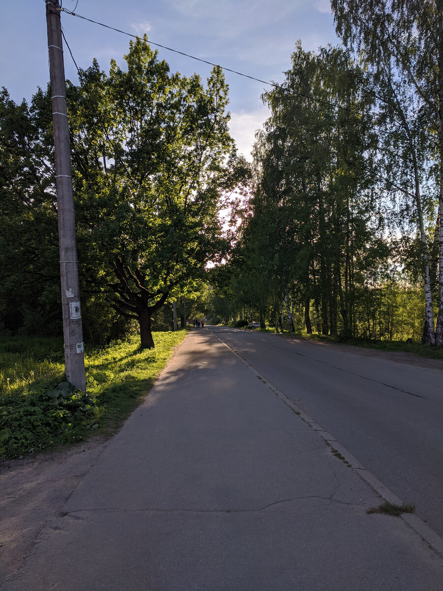 Дорога в Шуваловский парк