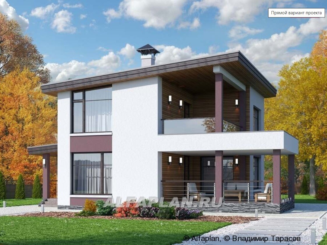 НА СЛАЙД ШОУ: проект загородного дома 556А © Владимир Тарасов