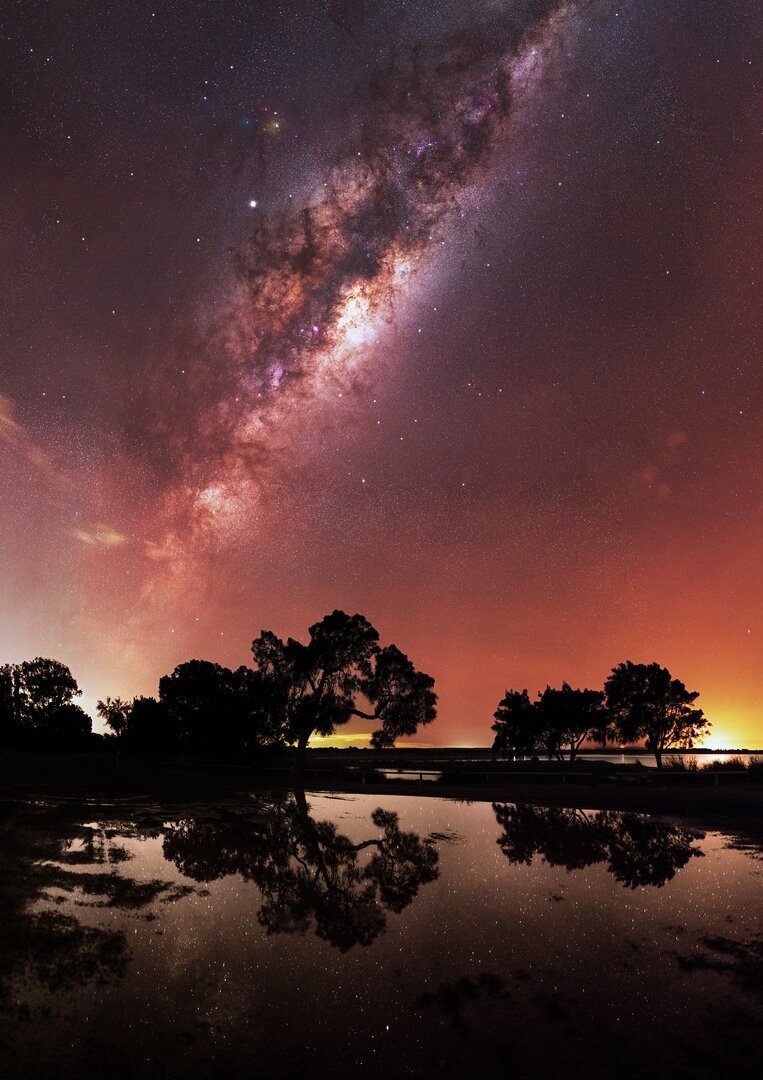 Млечный путь над Кейп-Код, Массачусетс, США.