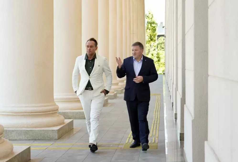 М. Аверин с Ген. директором СКФО В. Кузнецовым