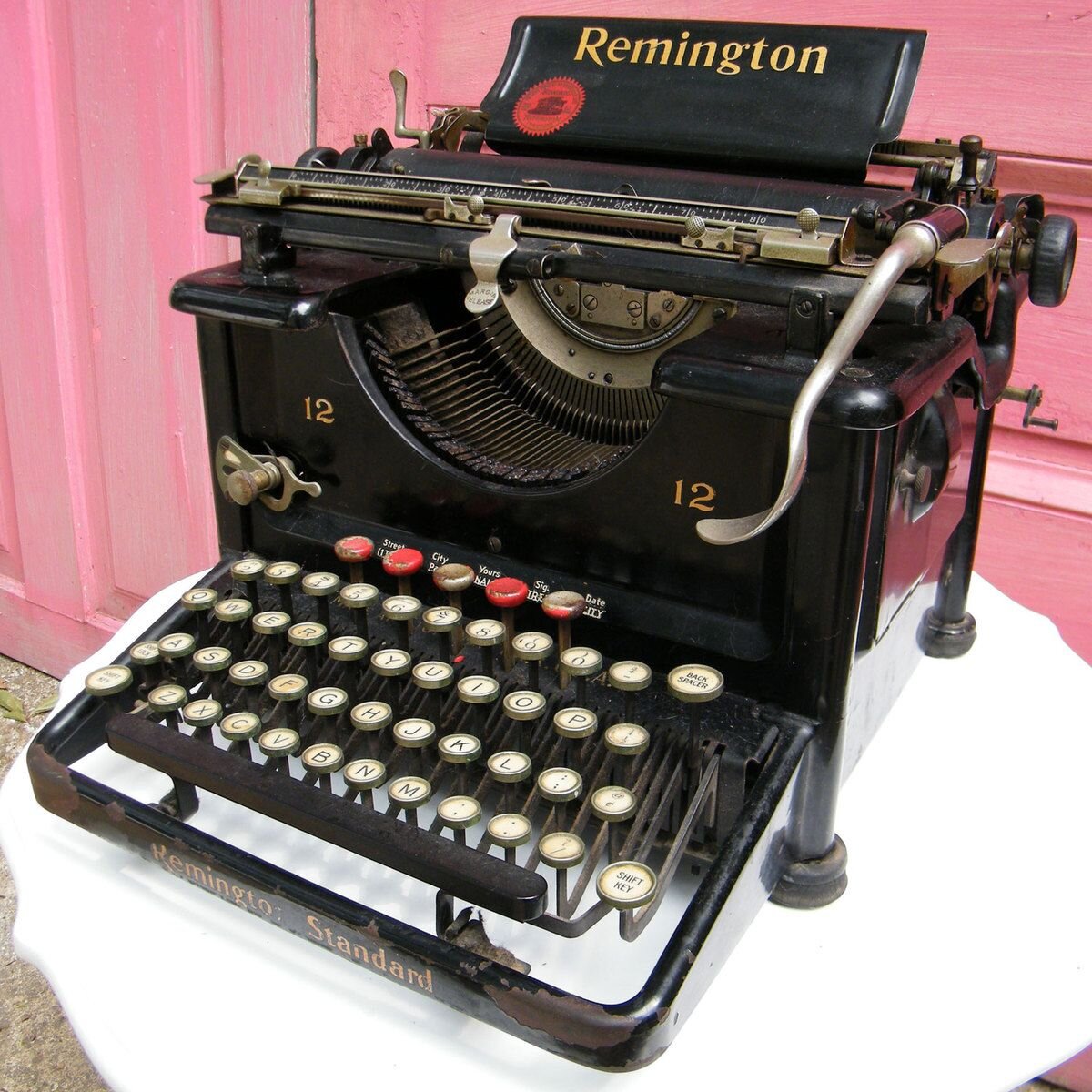 Печатная машинка Remington.