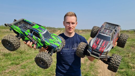 Download Video: Бешеный Traxxas MAXX против Traxxas HOSS 4x4 VXL ... Кто круче? Сравнительный тест