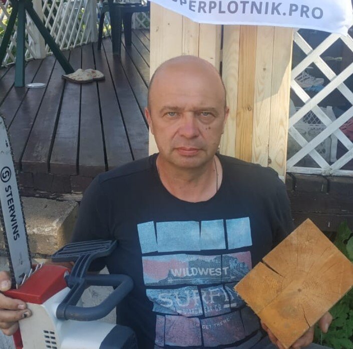 Вадим Тихонов, основатель Содружества самозанятых плотников Петербурга и Ленинградской области