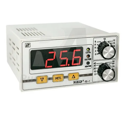 Диапазон измерения и регулирования температуры:                                                               Для уставки: 0…+95°С                                                                                                                   Для гистерезиса: 0…+20°С