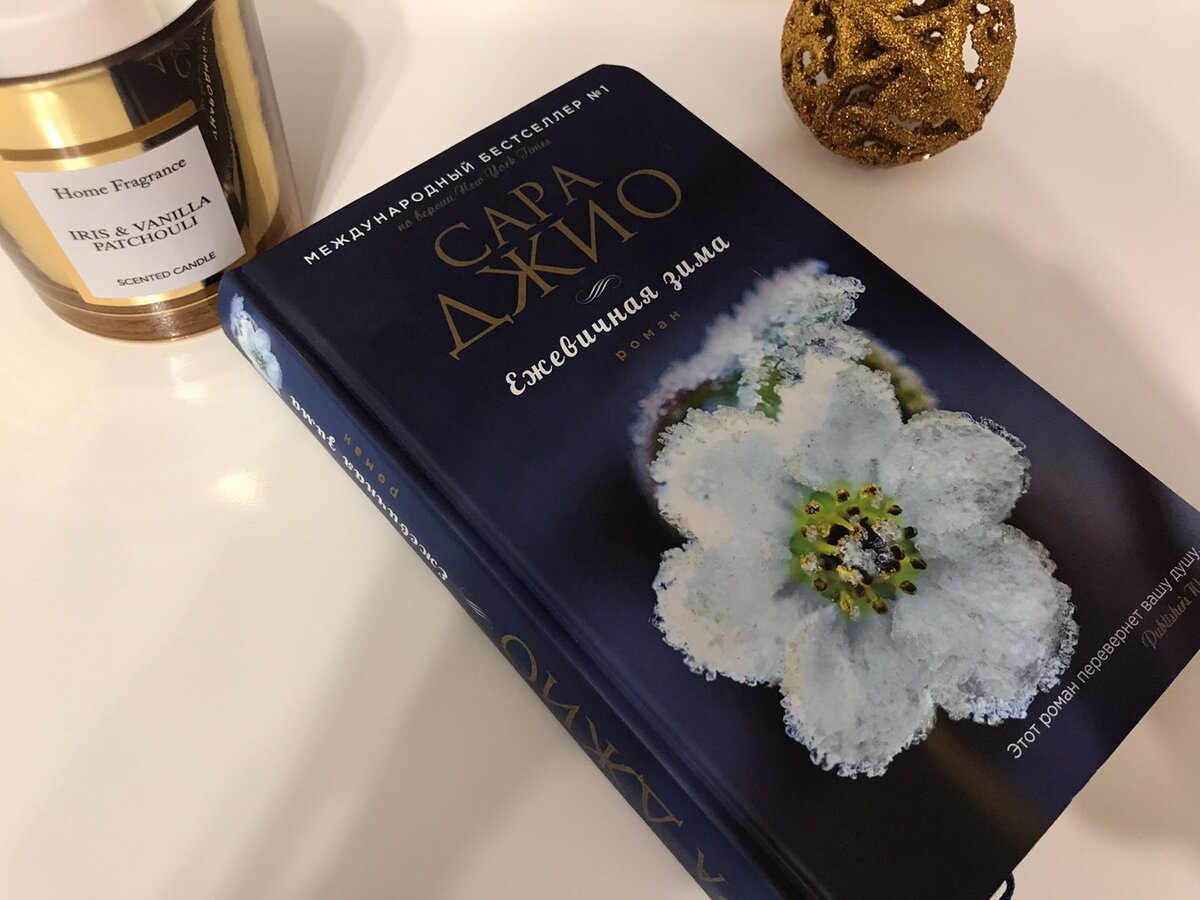 С. Джио, «Ежевичная зима» — легкий и увлекательный роман, который позволит вам провести пару приятных вечеров наедине с влюбленными героями, снегом и собой. Фото и книга — мои