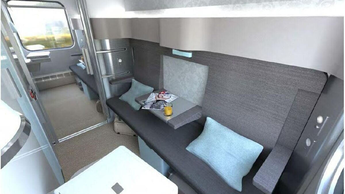    Концепт поезда-отеля© Трансмашхолдинг