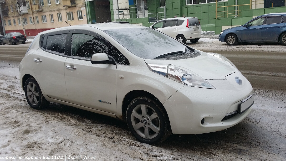 В нашем городе самым популярным электромобилем является Nissan Leaf, хотя в общей массе автомобилей они составляют ничтожно малую величину. Автор фотографии kua1102