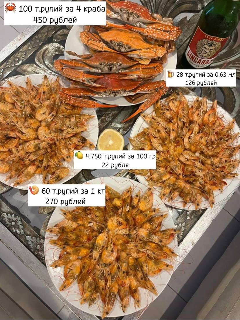 Крабы. Креветочки. Пивасики.