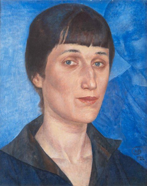 Портрет Анны Ахматовой. 1922 г. Источник: rusmuseumvrm.ru