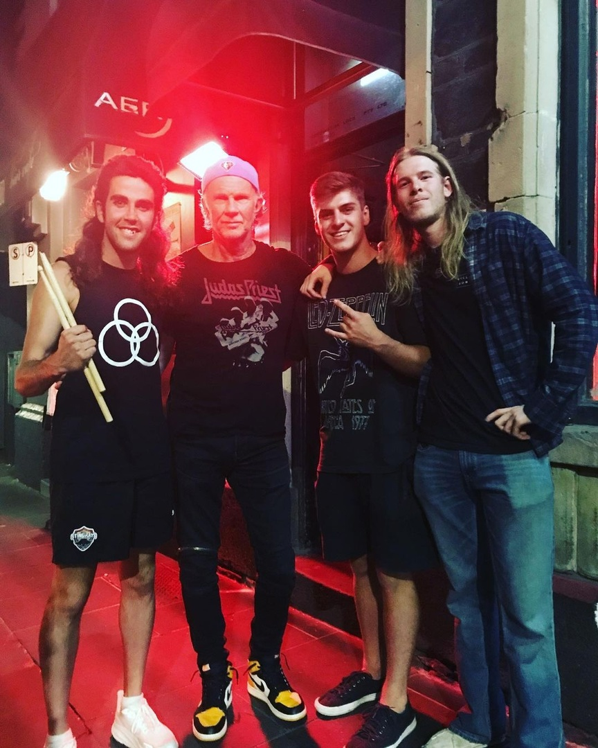 Чэд Смит с мельбурнскими музыкантами