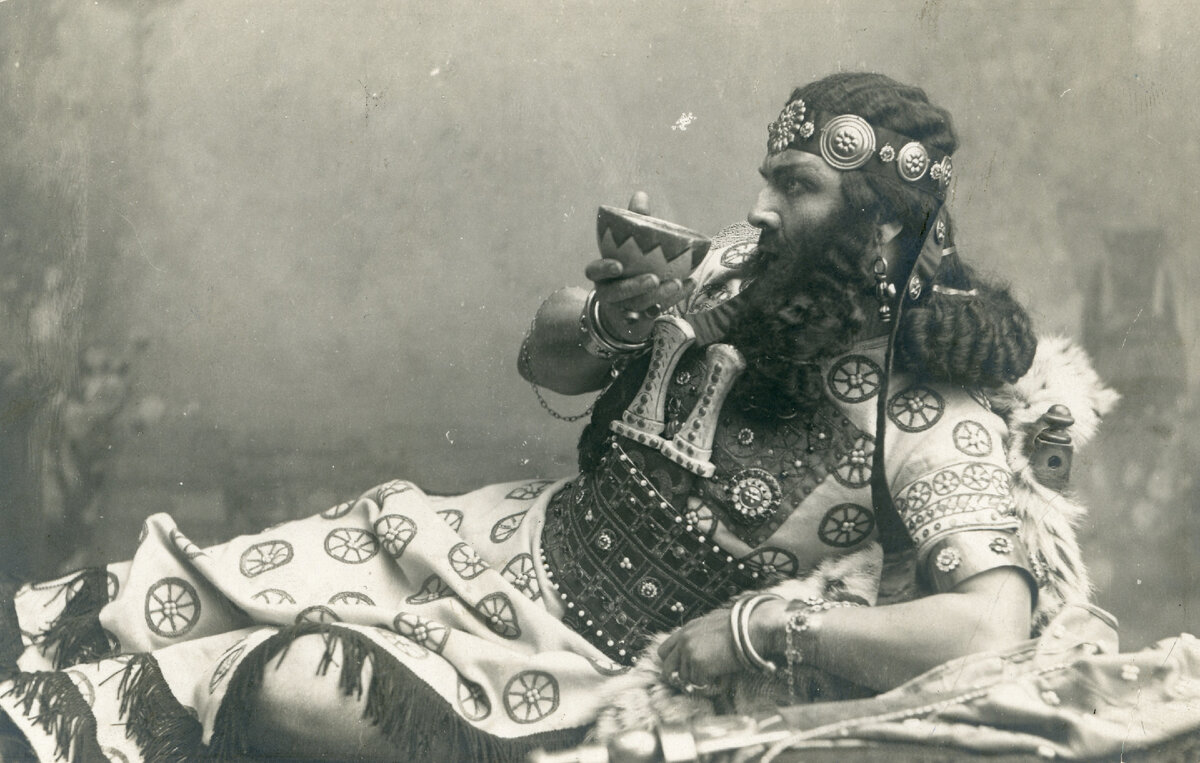 Опера «Юдифь». Федор Шаляпин в образе Олоферна