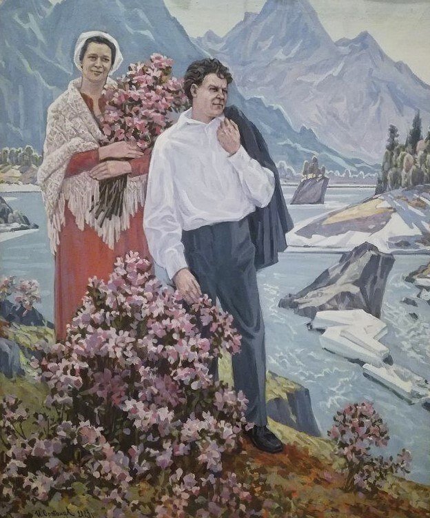 Г. В. Кандаков с женой. Игнатий Ортонулов