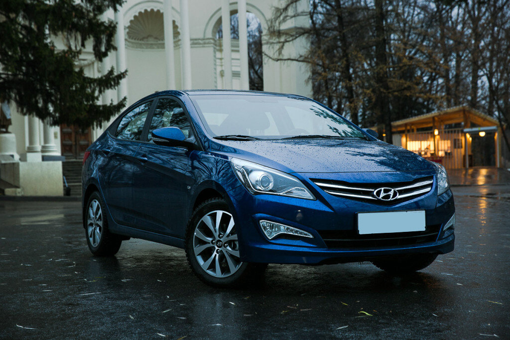 Hyundai solaris 2015 года фото