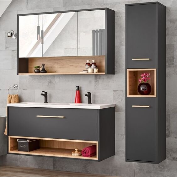 Мебель в ванной помогает соблюдать порядок и организовать хранение вещей