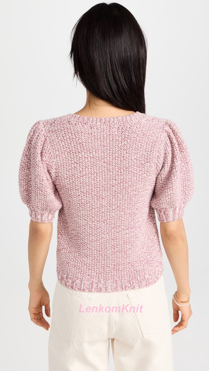  Пуловер с коротким рукавом