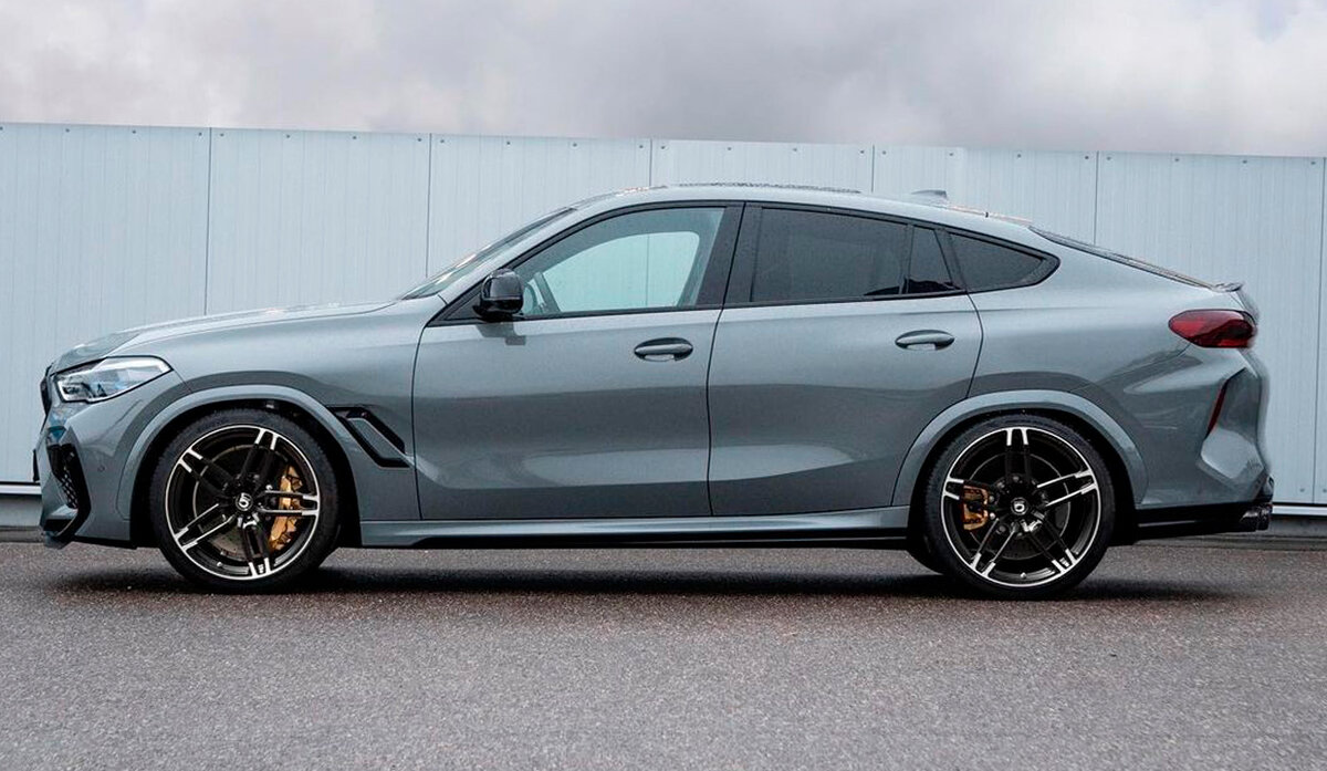 BMW X6 M вид сбоку