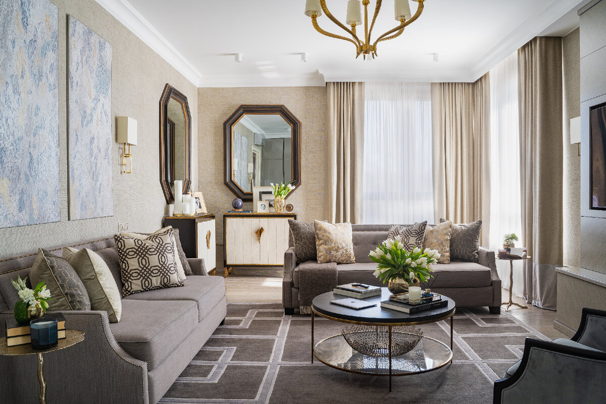 Реализованный проект дизайнера интерьера Марии Нечаевой. Мягкая мебель: Sofas & Decor.