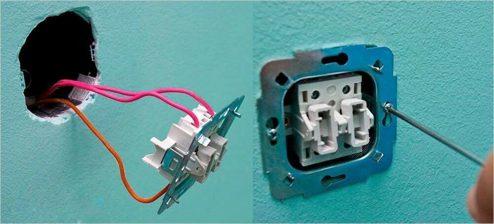 Соединение проводов выключателя. Подключить двухклавишный выключатель света. Подключить двойной выключатель света 3 провода. Подключить двухклавишный выключатель на три провода. Как подключить 2 выключатель света.