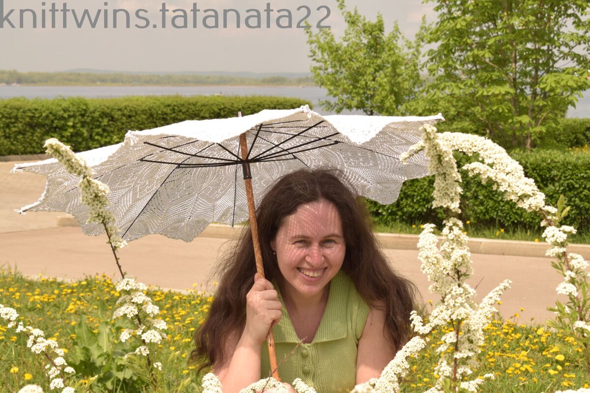 ажурный зонтик от солнца, фото авторов