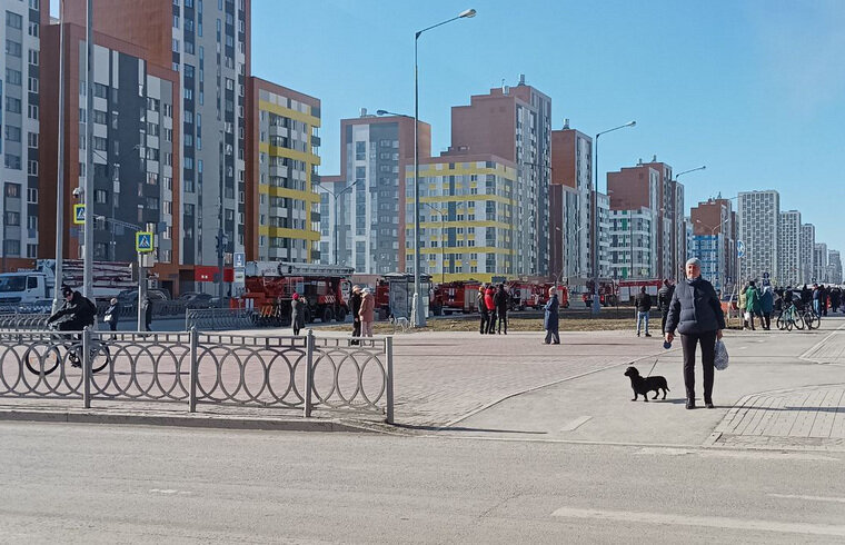    Пожарные прибыли в Академический район