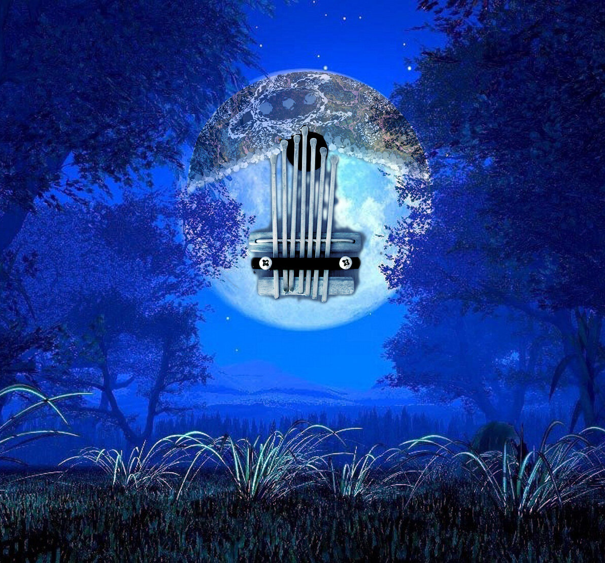 Авторский коллаж "Kalimba De Luna".