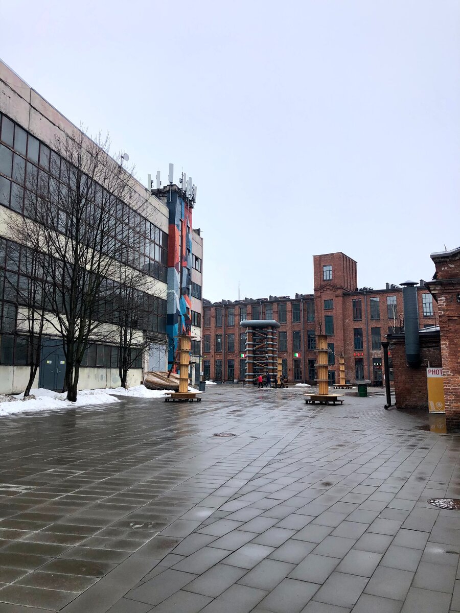 Территория Севкабель Порта. Фото из личного архива, февраль 2021