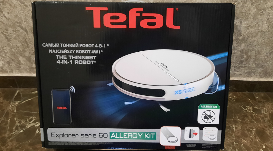 Приятный внешний вид упаковки пылесоса