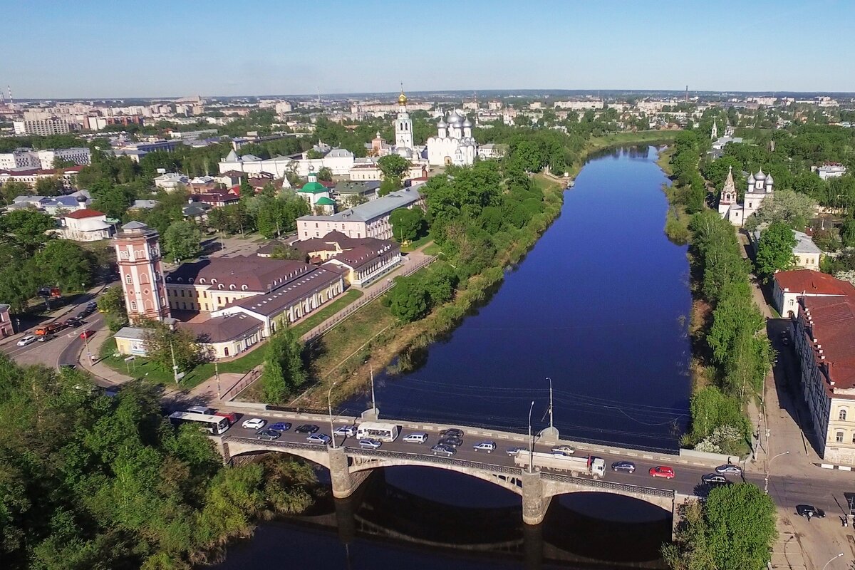 Центр города Вологда. Фото взято из открытых источников.