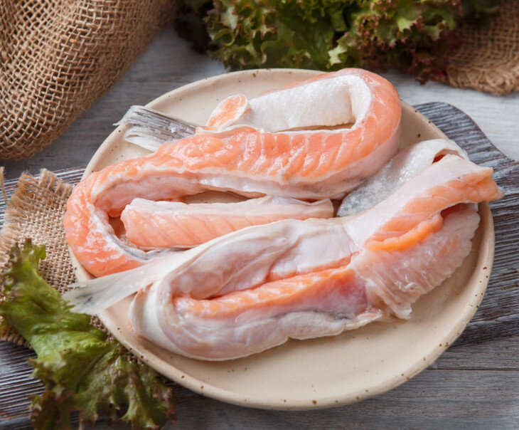 Брюшки  семги. 