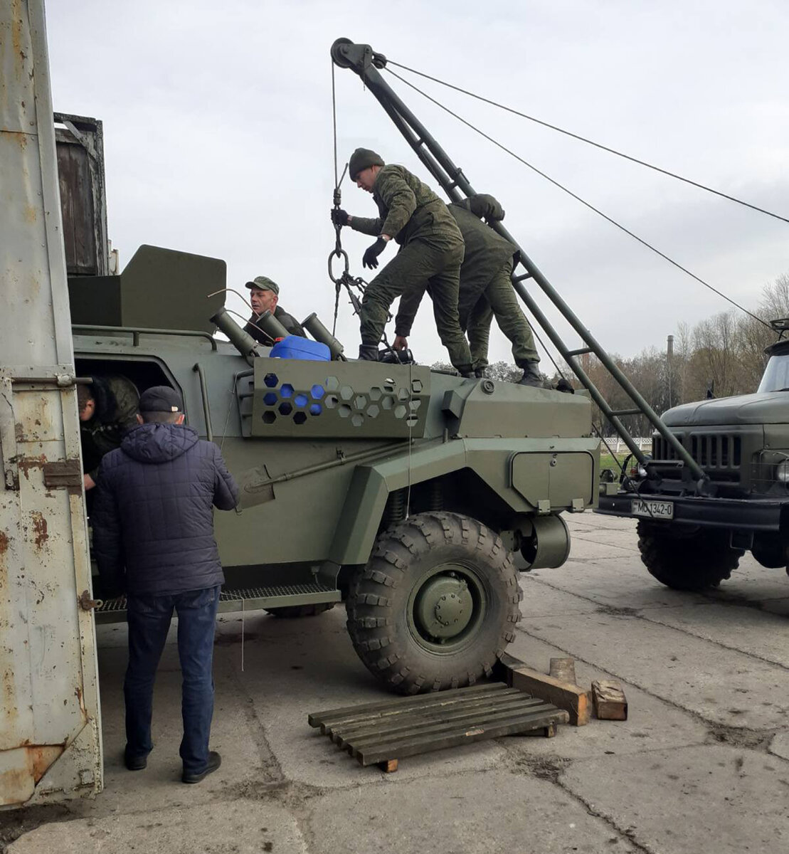 В сервисном центре