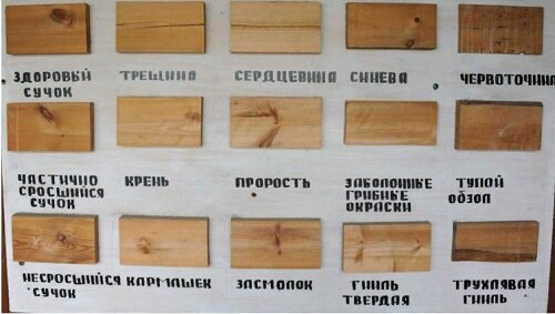 А это  - пороки древесины