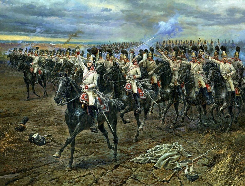 атака кавалергардов.