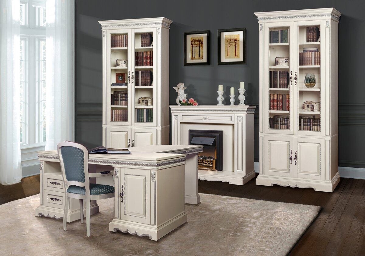 Набор мебели для кабинета "Милана" + стул "Премиум П3004/А"