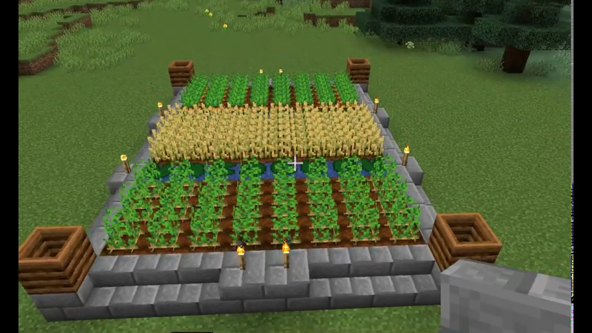Огород в майнкрафте. 2. Как сделать грядку в майнкрафте. Теплица в майнкрафте красивая. 16.