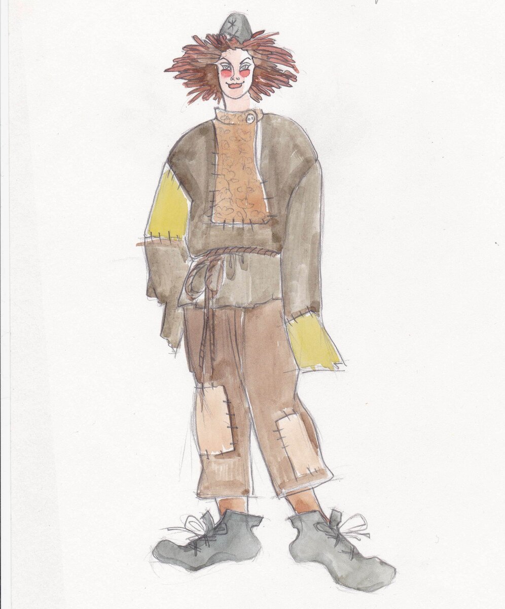 Театральный костюм "Барабашка"