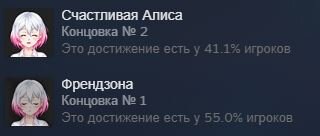 первое и второе достижения