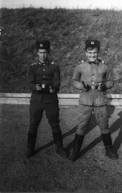 Тир войскового стрельбища Помсен. ГСВГ, гв.67МСП...