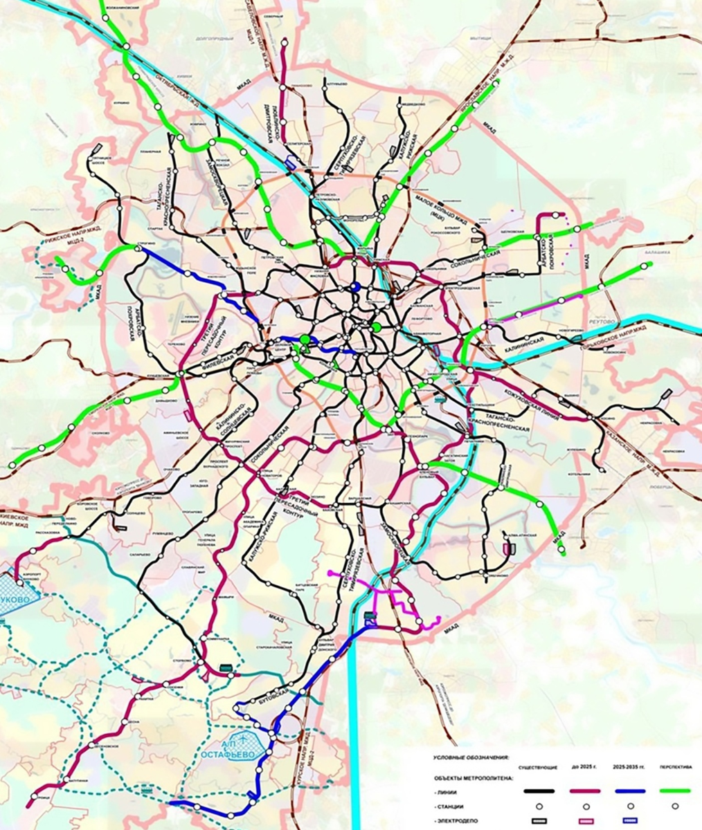 Карта метро Москвы 2019 года с новыми станциями Map, How to plan, Map screenshot