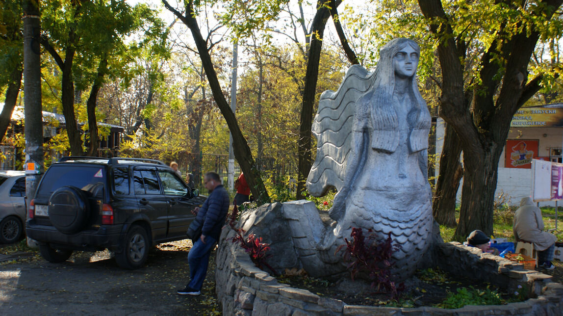 Cкульптура русалки